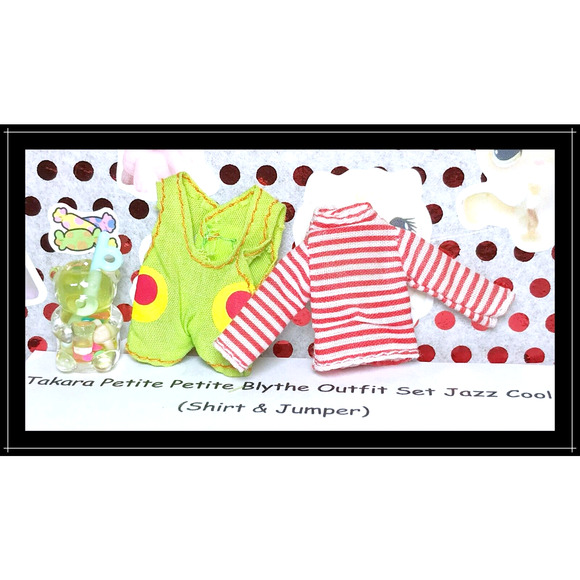 Hasbro, Takara Other - Petite Blythe Jazz Cool Original Stock Outfit Jumper Shirt for 4" Doll VTG